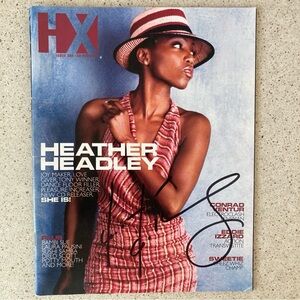 Heather Headley Signed HX Magazine October 2002 NYC Gay Interest Broadway Aida